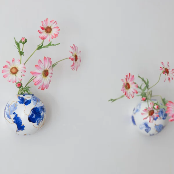 Wandvaasje - Delfts Blauw